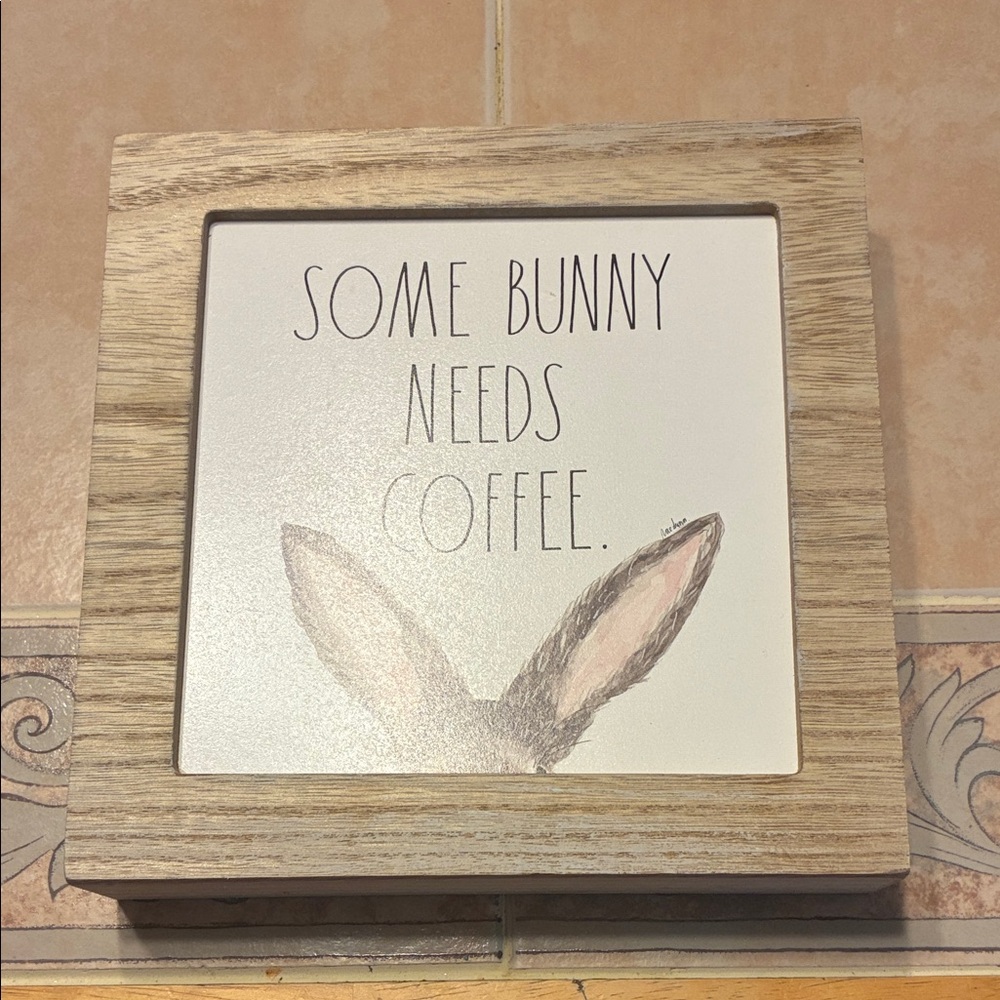 Rae Dunn Brown Wooden Frame